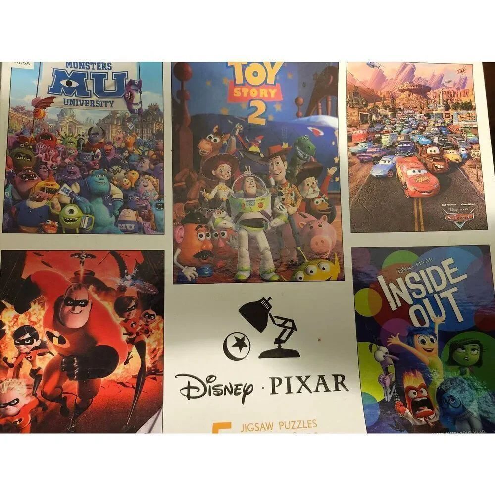 Disney Pixar 5-in-1 Jigsaw Puzzle multi-pack